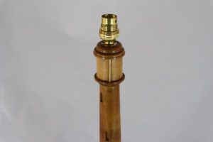 Wooden Lighthouse Table Lamp - restored top