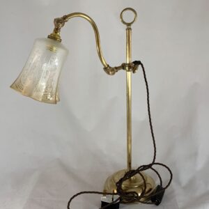 Brass Swivel Arm Table Lamp