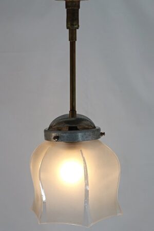 Converted Gas Ceiling Lamp