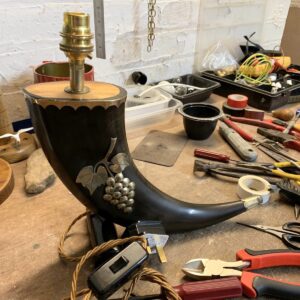 Cornucopia on workbench