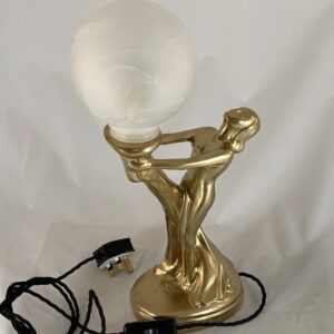 Gold Art Deco style lamp