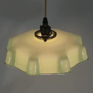 Pastel Green French Over Table Light