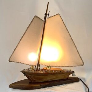 Sailing Boat Lamp Lit